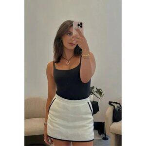 SKIMS Fits Everybody Square Neck Sleeveless Bodysuit in Onyx Black Size 2X